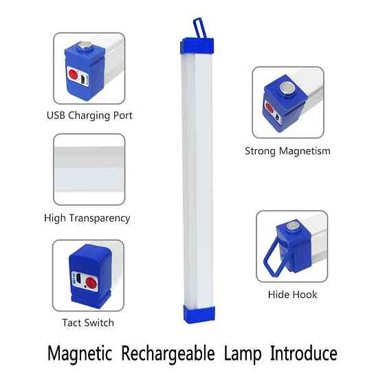 Акумуляторна LED лампа 15 см Сміла