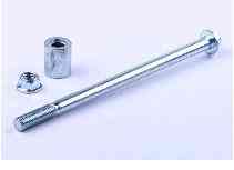 Ось колеса   переднего мопед Дельта (L-18 см, D-1 см) + втулка Мукачево