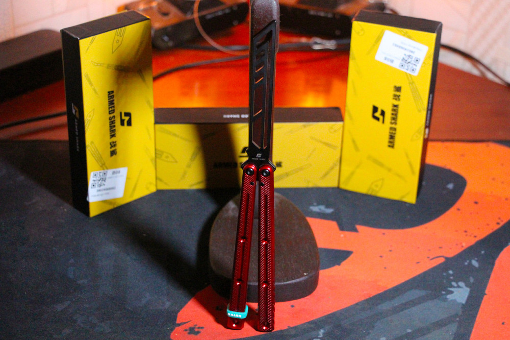 Тренувальний ніж метелик балісонг Kraken v3 від Armed Shark Новий Київ - фото 1