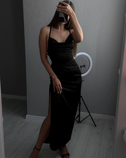 Женское элегантное романтическое платье макси с вырезом шелк Армани 44/46 Одесса - изображение 1