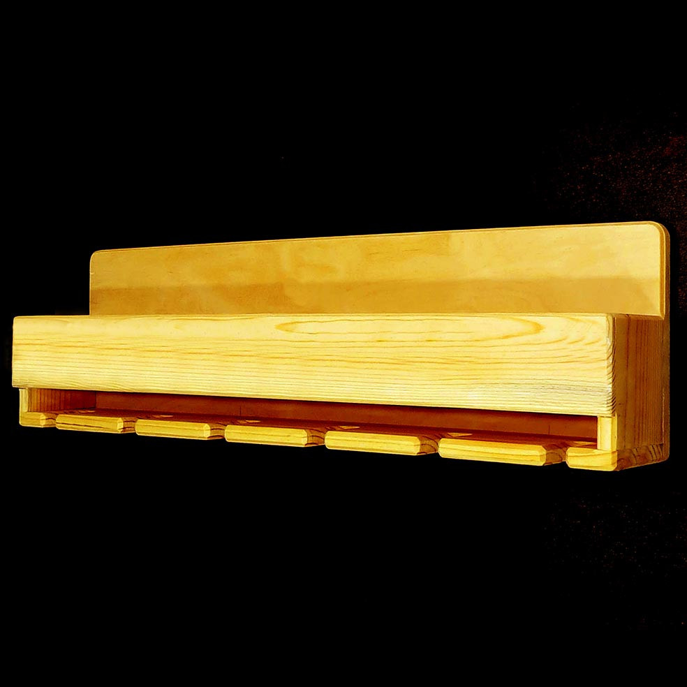 Настенная винная полка 