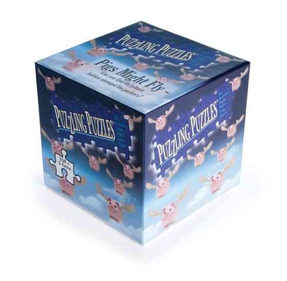 Головоломка пазли "Літаючі свинки" Рівне