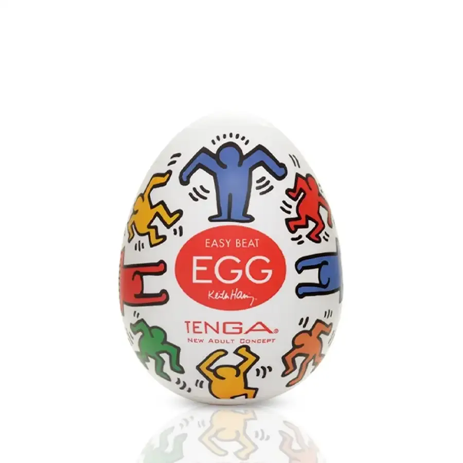 Мастурбатор-яйце Tenga Keith Haring Egg Dance Львів - фото 1