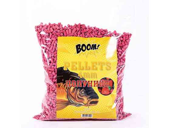 Пеллетс Клубника 900г 4мм ТМ BOOM Киев
