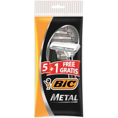 Бритва Bic Metal 5+1 шт. (3086126766171) Винница