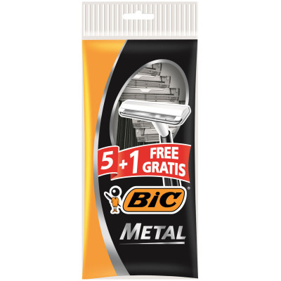 Бритва Bic Metal 5+1 шт. (3086126766171) Винница - изображение 1