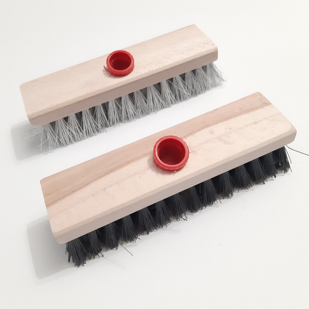 Щетка ковровая малая 25 см, основание дерево (без ручки, с резьбой) Харьков - изображение 3