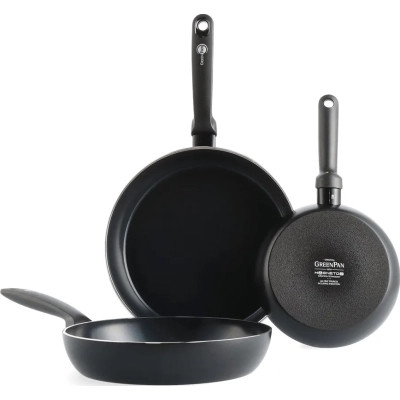 Набор сковородок GreenPan Torino, 20+24+28 см (CC003328-001) Винница - изображение 1