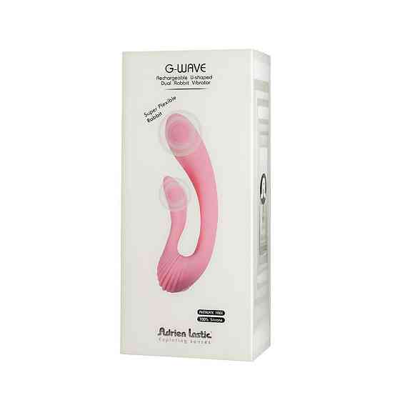 Вибратор Adrien Lastic G-wave вагинально-клиторальный, 2 мотора, универсальный Sex Aura Киев