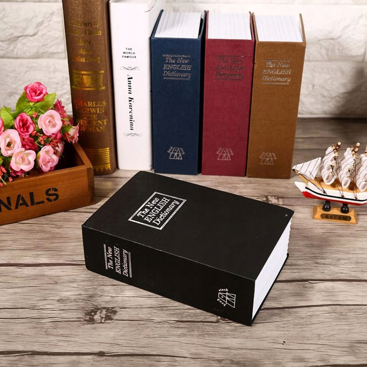 Сейф металевий у вигляді книги з 2 ключами 18х11.5 см Malatec (6148) Нововолинськ - фото 9