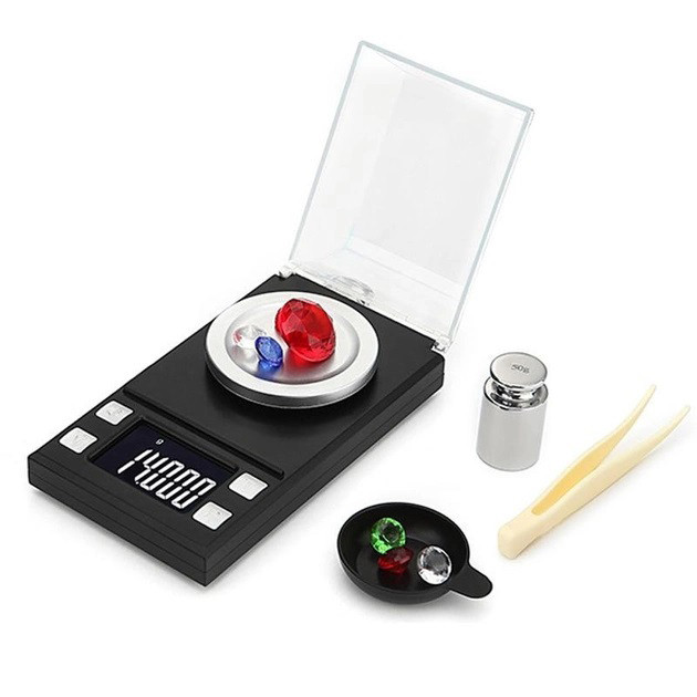 Електронні ваги для золота 8028, Ваги для вимірювання ваги коштовностей Електронні грамові JW-40 Львів - фото 5