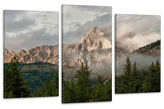 Модульная картина в гостиную / спальню  Гірський пейзаж Art-656_3 70x130 см Киев