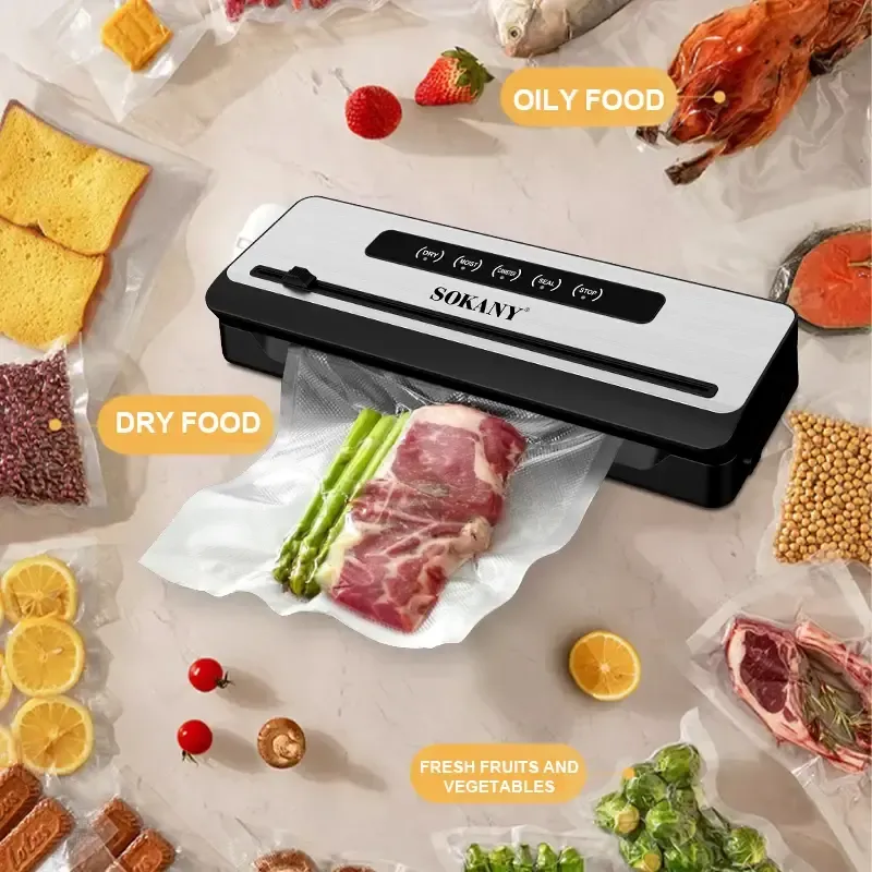 Вакуумный упаковщик Sokany SK-133076 / Упаковщик для еды Коломия - фото 2