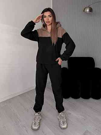 Женский теплый костюм двухцветный Одесса