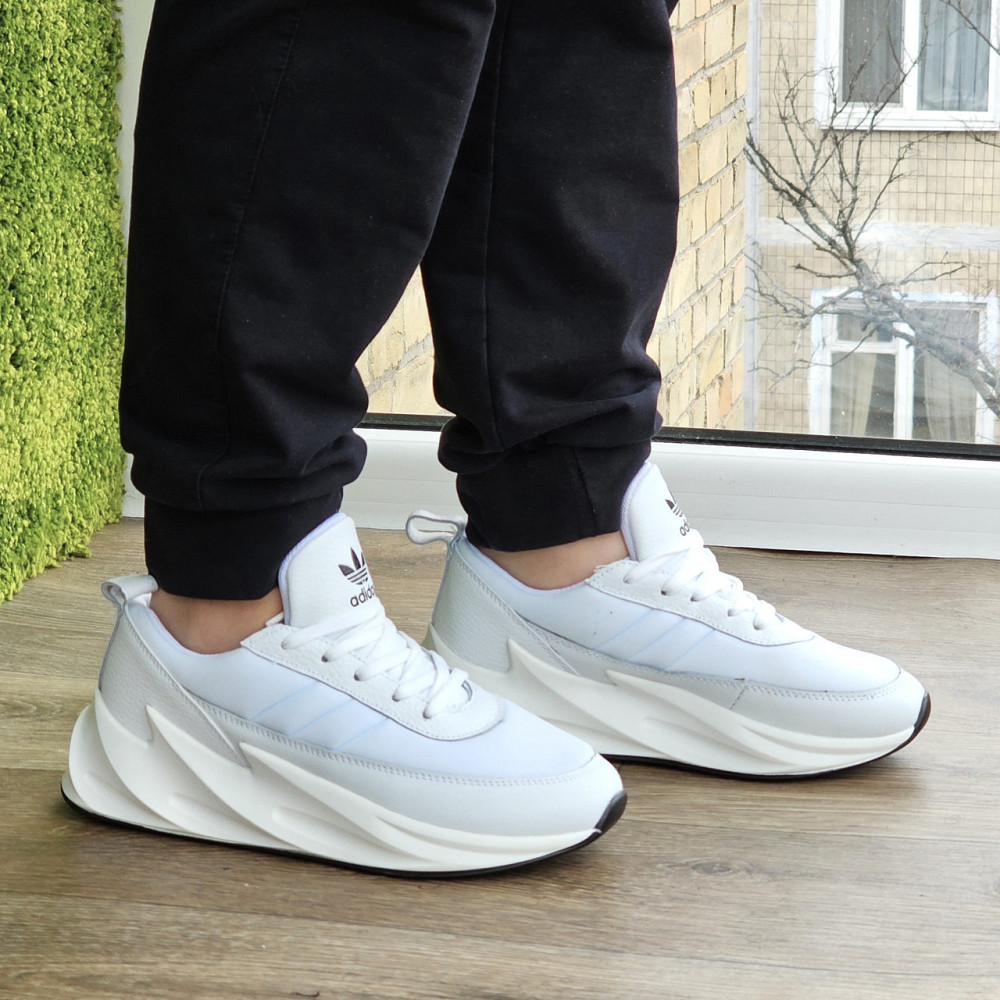 Кроссовки Adidas $harks Женские Адидас Белые Акулы (размеры: 36,37,39) Днепр - изображение 6