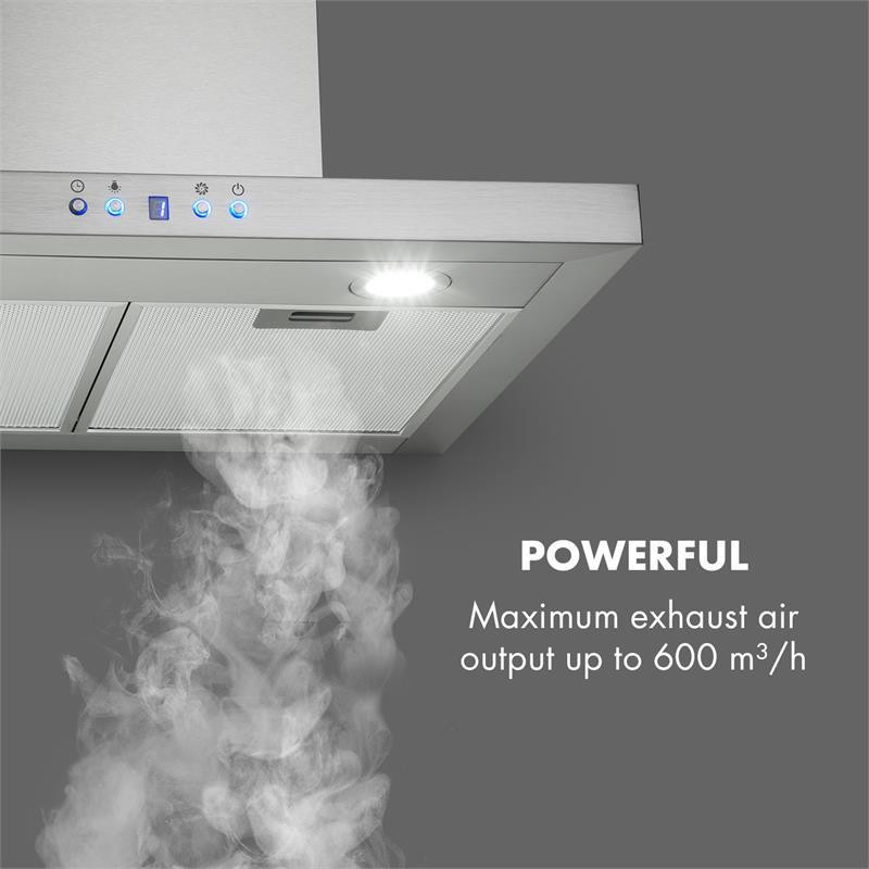 Монтажний комплект Klarstein Kalahari Limelight піч + витяжка 68 літрів 600 м3/год чорна неіржавка сталь Рівне - фото 8