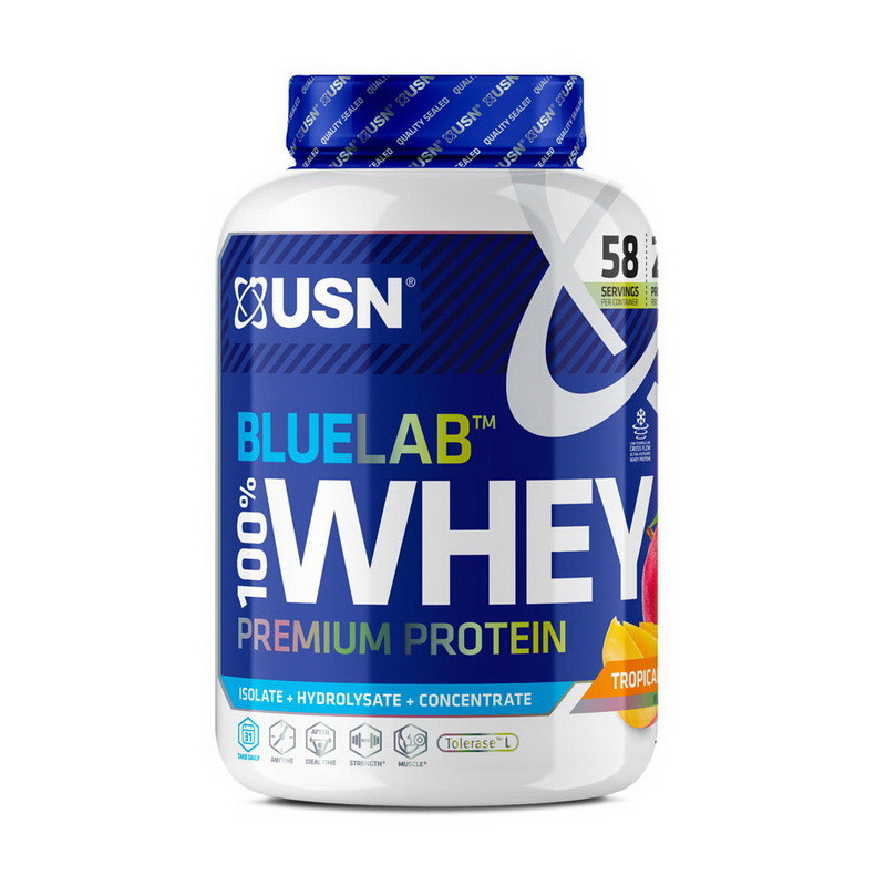 Blue Lab 100% Whey Premium Protein (2 kg, tropical smoothie) Луцк - изображение 1