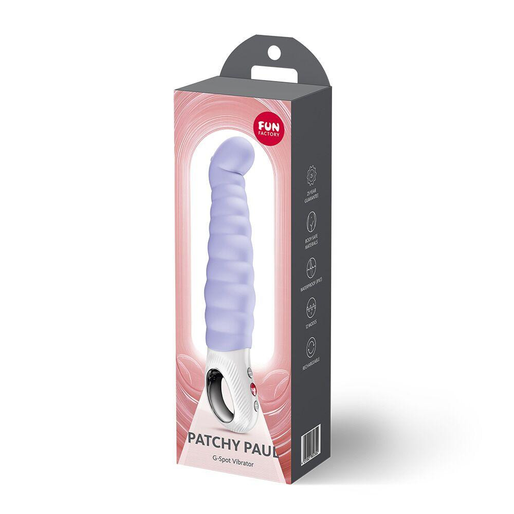 Вібратор точки G Fun Factory PATCHY PAUL Purple, гнучкий, 12 режимів Sex Aura Київ - фото 5