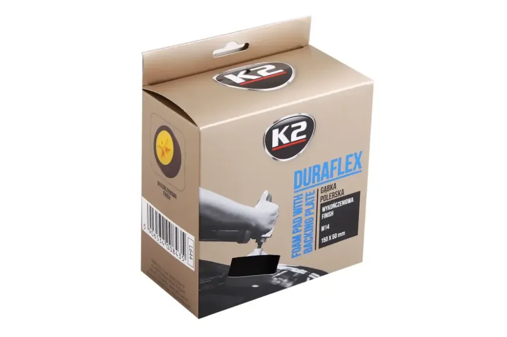 Круг полировальный GP150 K2 Duraflex под резьбу М14 черный Винница - изображение 3