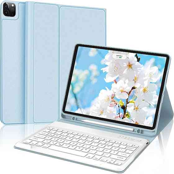 Захисний чохол-клавіатура для iPad Air 13 Inch M2 / iPad Air 2024 / iPad Pro 12,9 дюймів (6-го, 5-го Дніпро