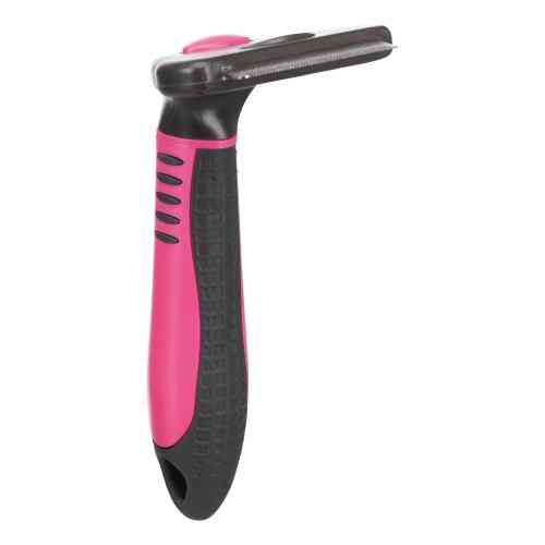 Расческа-тример Trixie для собак для удаления подшерстка розовый 7 см/15 см Киев