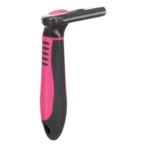 Гребінець-тример Trixie для собак для видалення підшерстя рожевий 7 см/ 15 см Київ - фото 1