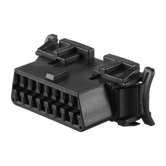 Роз'єм конектор 16-кон., Універсальний Диагностический Роз'єм Obd2, 51115-1601, Molex Корея Kia Київ