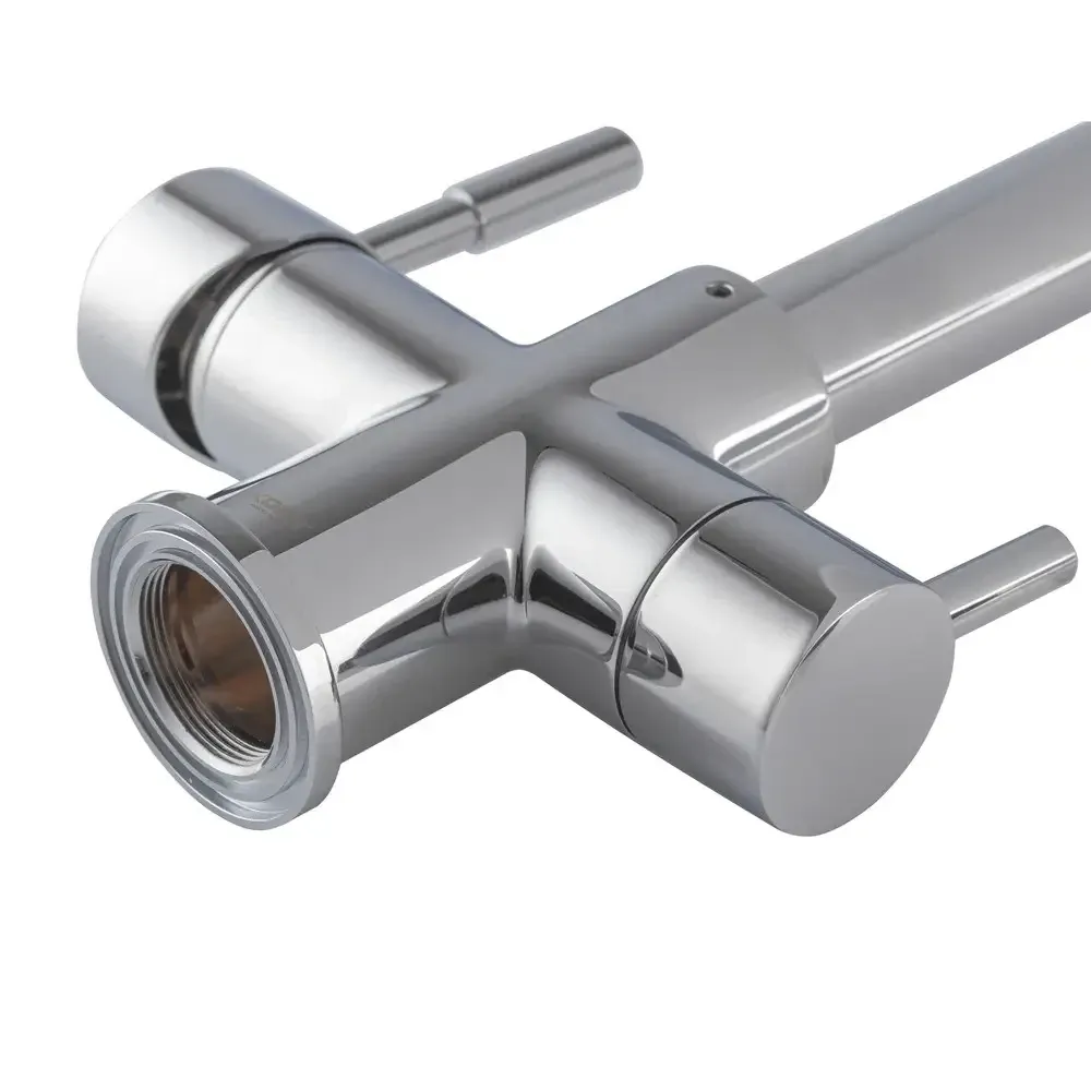 Змішувач для кухні Koer KB-72025-01 з виходом для питної води (вилив – пружина) латунь/хром (KR5014) Чернівці - фото 7