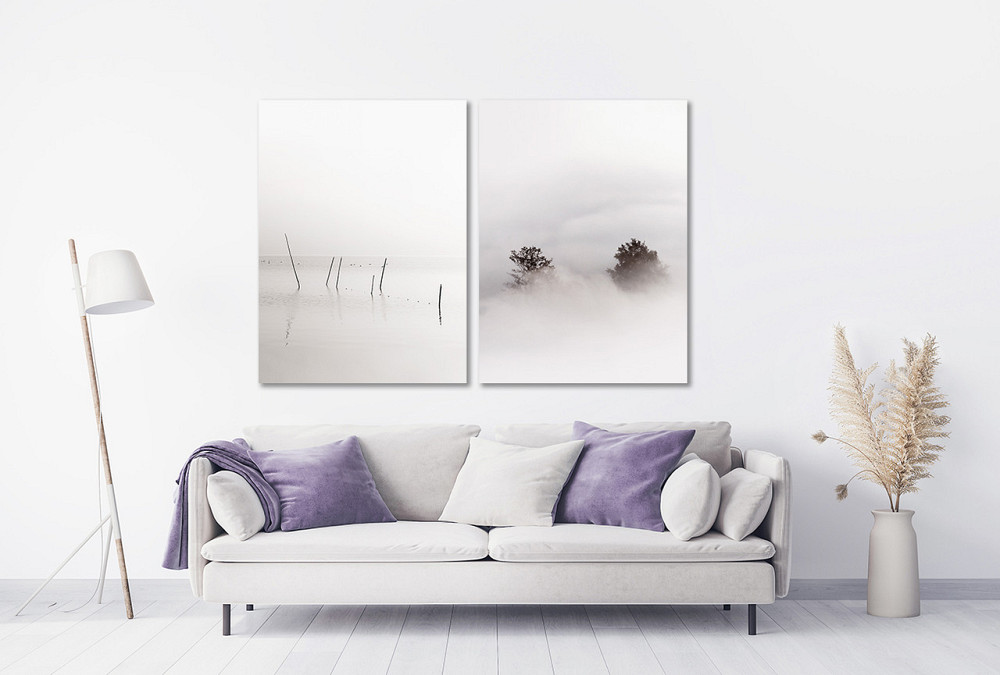 Модульная картина в гостиную / спальню  Туман в природі  TLV-2_012 70x102 см Київ - фото 2