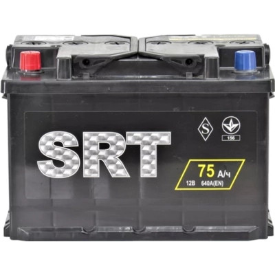 Акумулятор автомобільний SRT 6СТ-75АЗ (0) (-/+) (L3) 640А 12V (E) Вінниця - фото 1