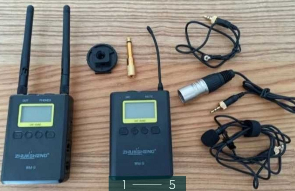 Профессиональный безпроводной петличный Микрофон 100метр. Киев - изображение 1