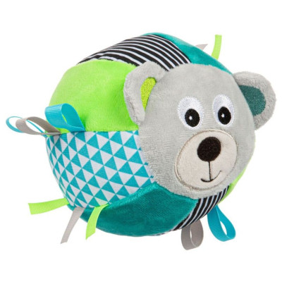 Погремушка Canpol мячик с колокольчиком BEARS серый (68/074_grey) Винница - изображение 1