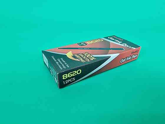 Гелева ручка чорна тм Аihao AH-8620 (5 шт.) Харків