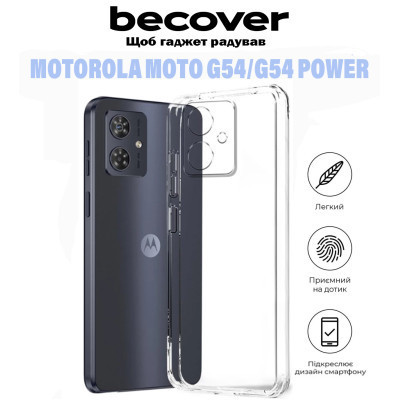 Чехол для мобильного телефона BeCover Motorola Moto G54 / G54 Power Transparancy (710887) Винница - изображение 6