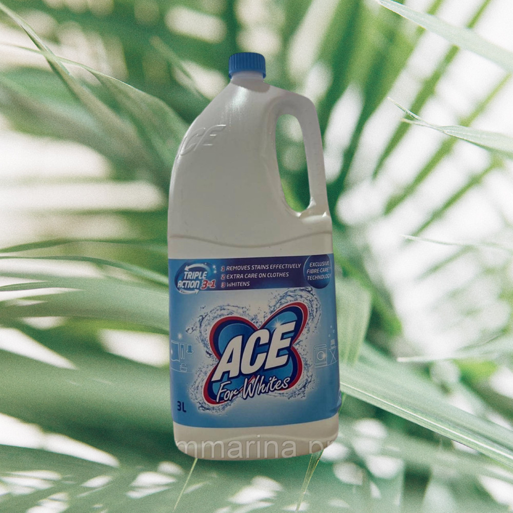 Універсальний очисник ACE LIQUID GEL candegina 2в1 білизна та підсилювач для прання 3 л Виноградов - изображение 2