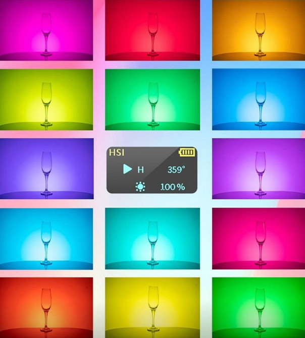 Ulanzi VL120 RGB LED світло для відео та фото, портативне, 3100 мАг. Харків - фото 2