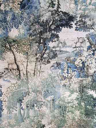 Шпалери вінілові на флізеліні AS creation Garda 1.06Х10.05 природа дерева зелені сині Київ