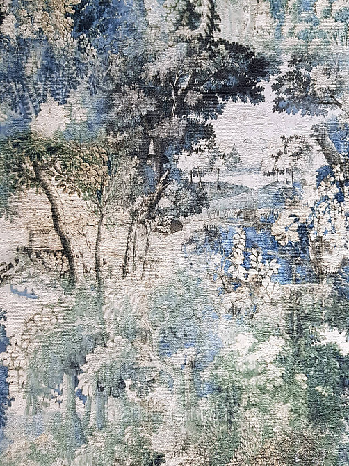 Шпалери вінілові на флізеліні AS creation Garda 1.06Х10.05 природа дерева зелені сині Київ - фото 4