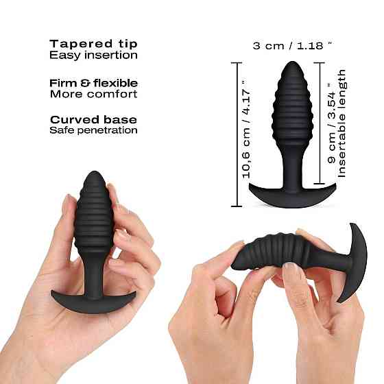Анальная пробка Dorcel SPIRAL PLUG, диаметр 3 см, силикон Sex Aura Киев