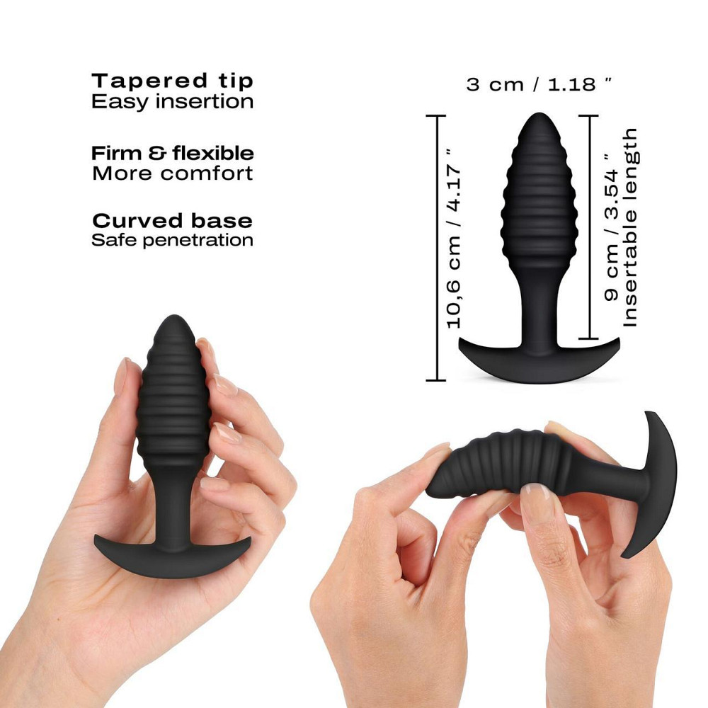 Анальная пробка Dorcel SPIRAL PLUG, диаметр 3 см, силикон Sex Aura Киев - изображение 2