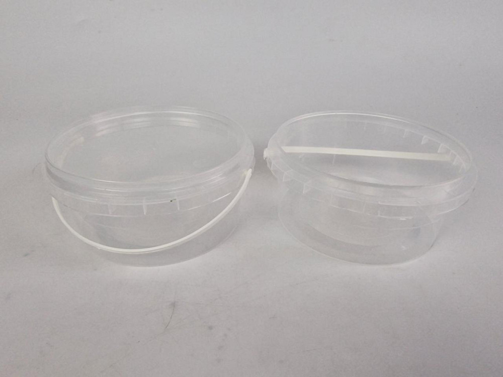 Ведро  с крышкой 0,5 л. прозрачное (1 шт) Харьков - изображение 1