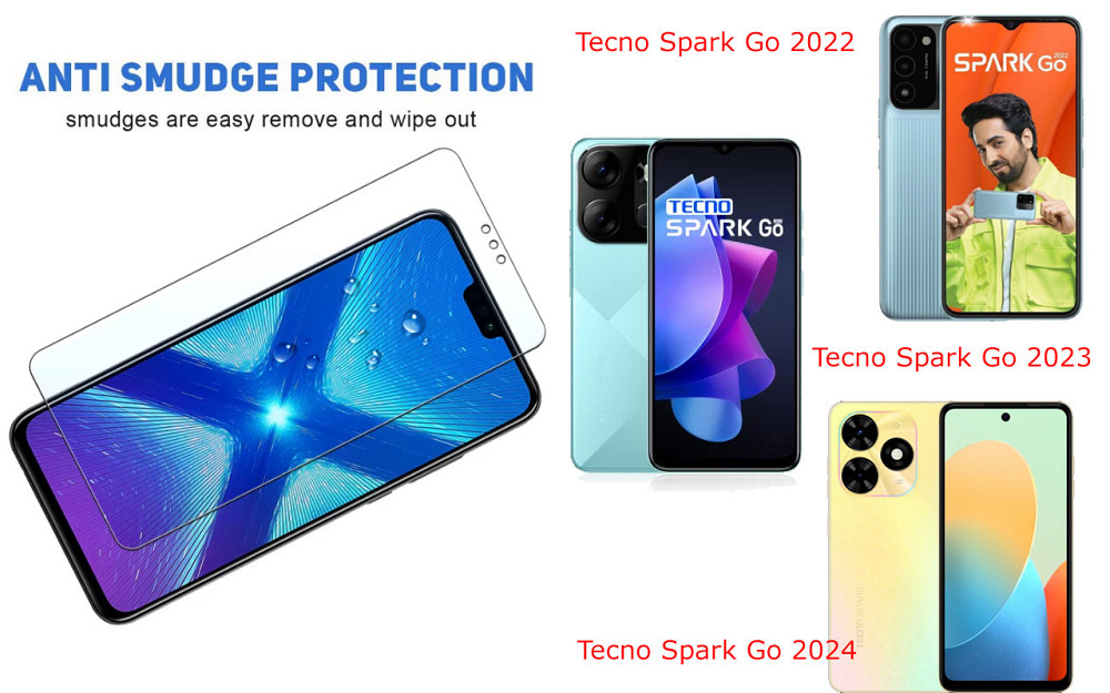 Защитное стекло NeoGlass для Tecno Spark Go 2022, Go 2023, Go 2024 – ультрапрозрачное и устойчивое Киев - изображение 3