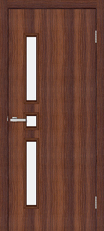 Межкомнатные двери Омис Комфорт ПВХ ЗС Орех  600х2000 мм Киев - изображение 1