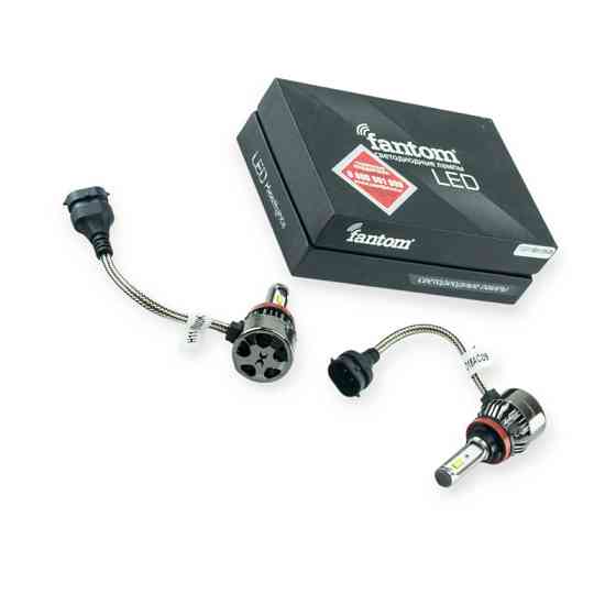 Автолампа LED H11 12V-24V FANTOM 5500K 4900L радиатор с вентилятором Мукачево