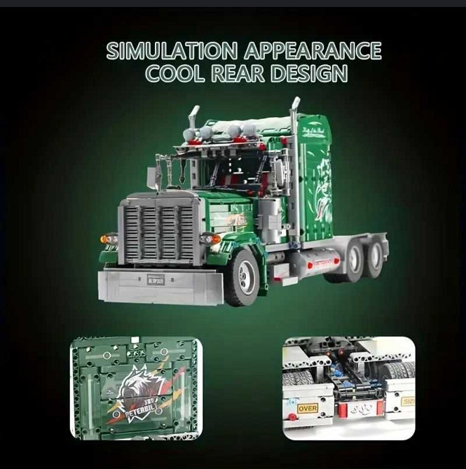 Конструктор Technic Вантажівка Peterbilt | Truck 2105 деталей Київ - фото 5