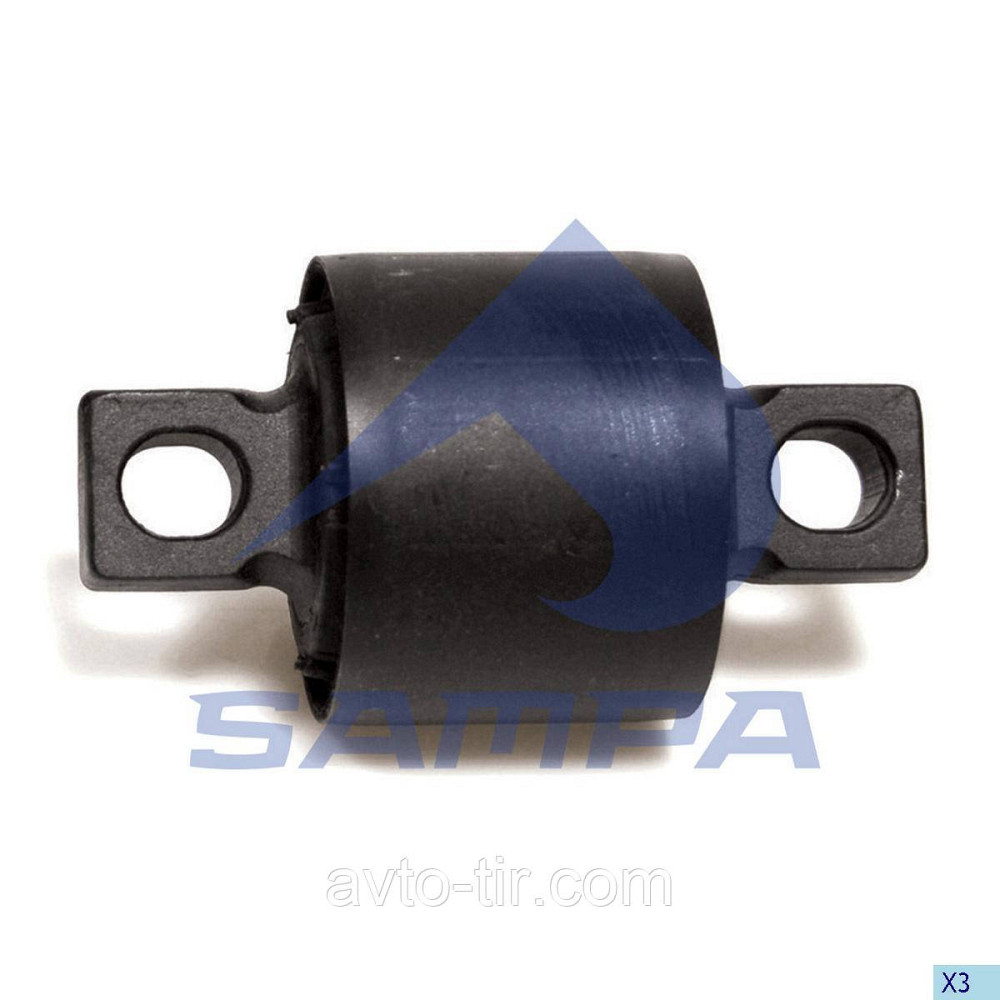 Сайлентблок реактивной (V-образная, лучевая) тяга подвески D84x18 / 21x115 Volvo FH/FM/FL Луцк - изображение 1