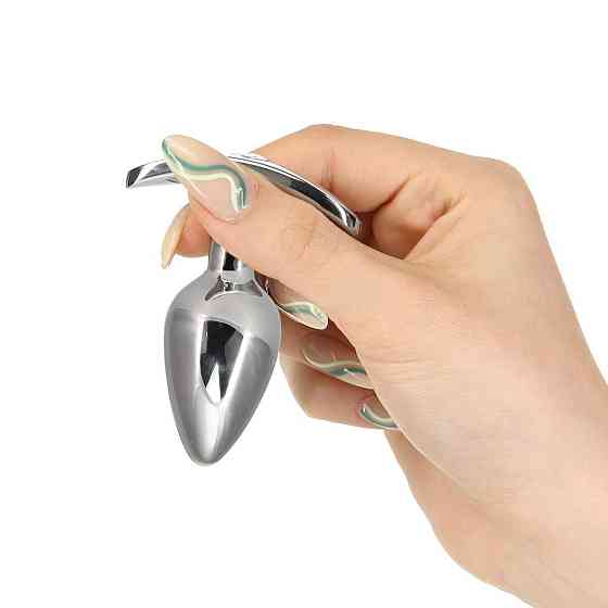 Анальная пробка Pillow Talk Sneaky Luxurious Stainless Steel Anal Plug с кристаллом Swarovski Sex Aura Киев