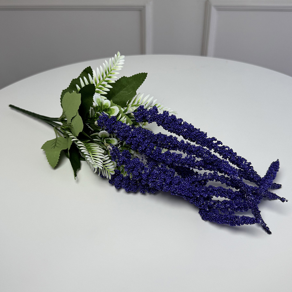 Гілка амаранту штучна 5шт/уп. Колір: фіолетовий IV-72 Івано-Франківськ - фото 1