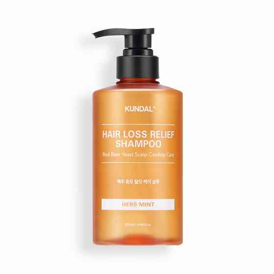 Оздоровительный пивной шампунь Beer Yeast Hair Loss Relief Shampoo Herb Mint Kundal 500 мл Винница