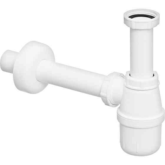 Сифон для раковини VIEGA 1 1/2″х1 1/2″ пластик білий бутил. б/г 119270 (000000558) Київ